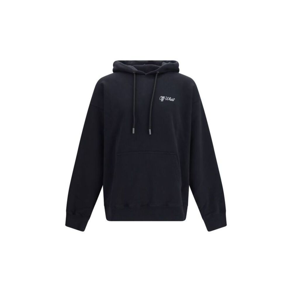 Off-White Black Cotton Men's Sweatshirt